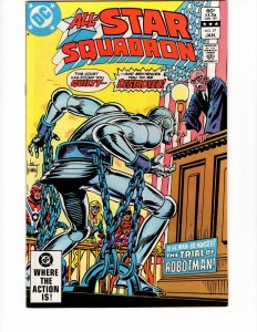 All-Star Squadron #17 'THE TRIAL OF ROBOT-MAN! Bronze DC