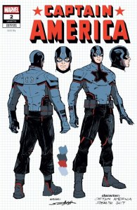 Captain America #2 (1:10 Incentive Valerio Schiti Design Variant)