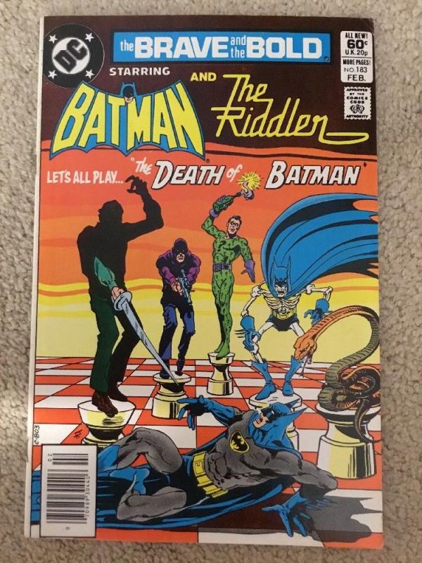 DC The Brave And The Bold 183 Starring Batman And The Riddler