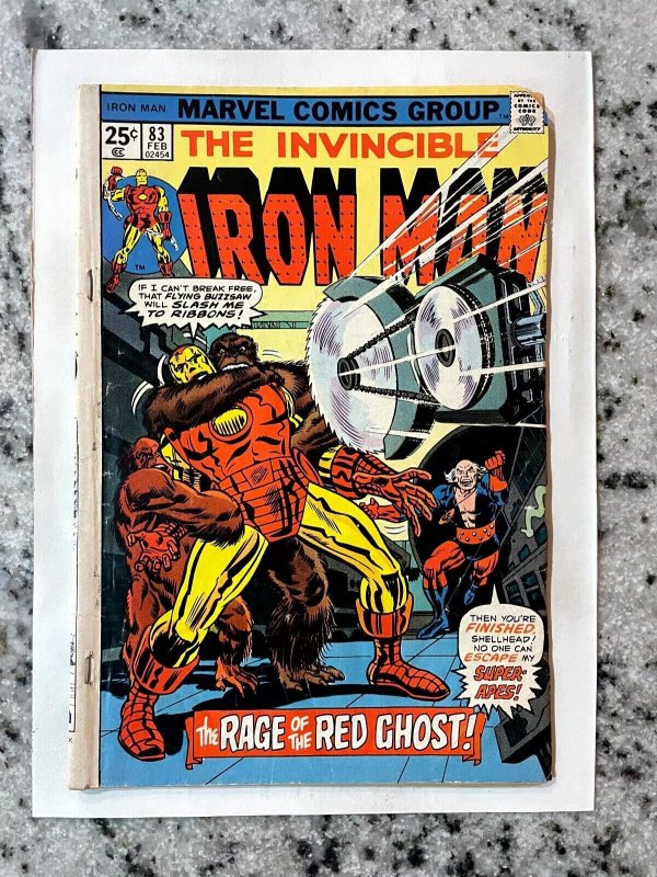 Iron Man # 83 VG- Marvel Comic Book War Machine Avengers Hulk Thor X-Men 5 J874