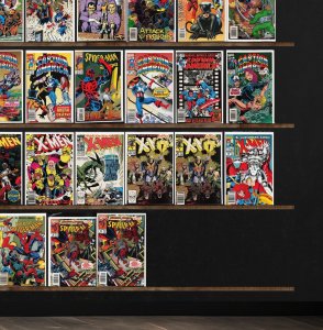 Huge Lot 140+ Comics with Captain America, Web Of Spider-Man & More!