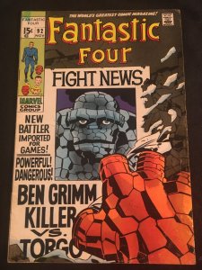 THE FANTASTIC FOUR #92 VG Condition