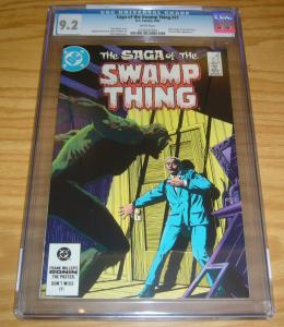 Saga of the Swamp Thing #21 CGC 9.2 new origin - alan moore - stephen bissette