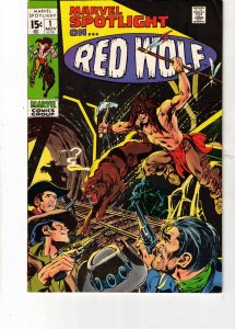 Marvel Spotlight #1 (1971) VF/NM High-Grade $131 Red Wolf, Lobo! COVELL CERTIF!