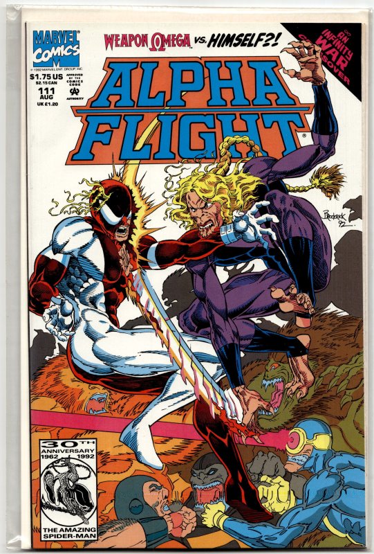 Alpha Flight #111 (1992) Alpha Flight
