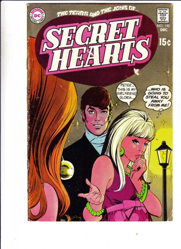 Secret Hearts #140 (Dec-69) FN Mid-Grade 