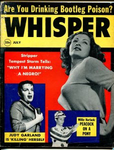 Whisper 7/1959-Judy Garland-Tempest Storm-cheesecake pix-exploitation-G