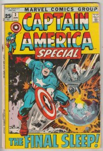 Captain America Special #2 (Jan-72) VG/FN Mid-Grade Captain America