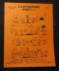 1975 CARTOONIST PROFILES Magazine #27 VF- New York Times Company