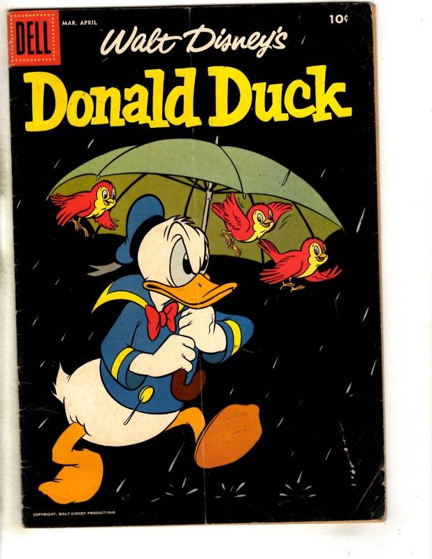 Donald Duck # 58 FN- 1958 Dell Silver Age Comic Book Walt Disney BE1