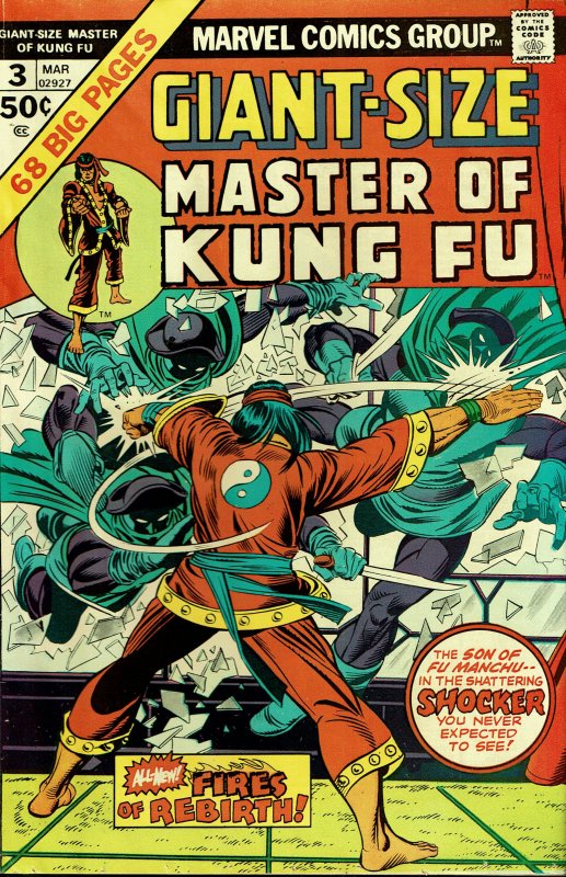 Giant-Size Masters of Kung Fu #3 - FINE/VERY FINE - Venom