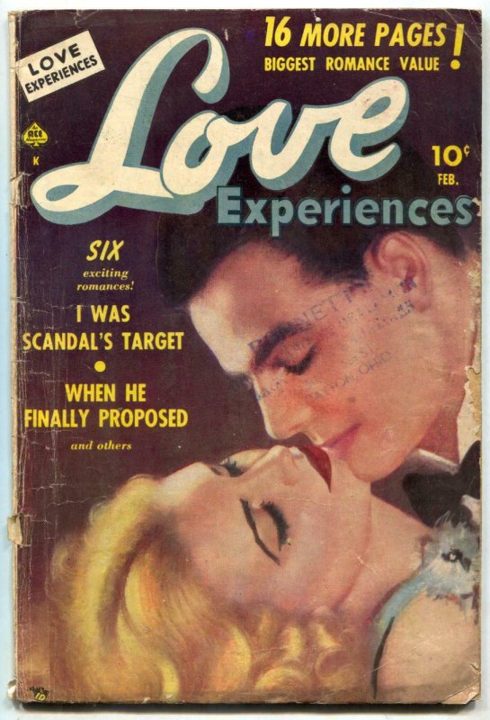 Love Experiences #3 1950- Ace Golden Age Romance Comic G