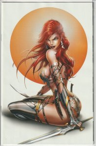 Immortal Red Sonja #1 Dynamite White Virgin Variant NM Jamie Tyndall