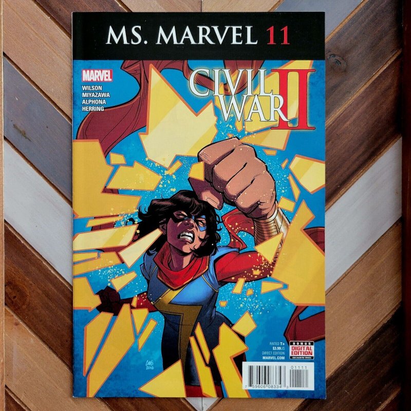 MS. MARVEL #7-11 (Marvel 2016) Kamala Khan Civil War II Story Arc + bangles  