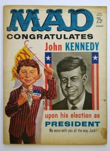 MAD Magazine Jan 1961 No 60 Richard Nixon John F Kennedy Presidents Mr. Peanut