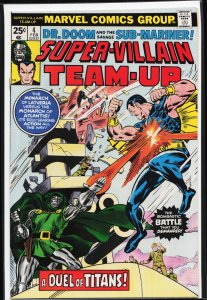 Super-Villain Team-Up #4 (1976) Namor the Sub-Mariner