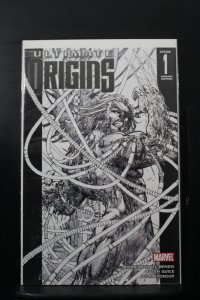 Ultimate Origins #1 Variant Edition - Michael Turner Black-and-White (2008)