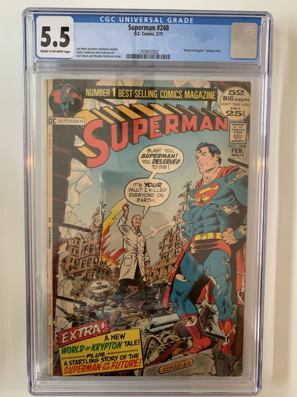 Superman #248 - CGC 5.5