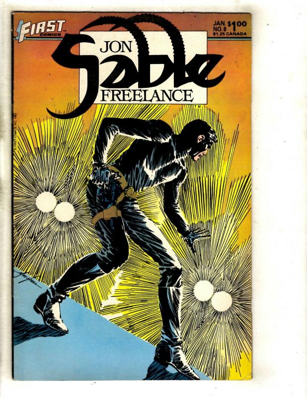 13 Jon Sable: Freelance First Comics # 1 2 3 4 6 7 8 9 10 14 15 16 17 J331