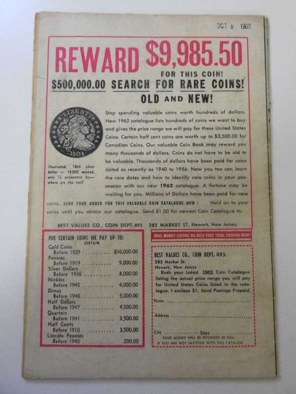 Fantastic Four #10 (1963) VG- Condition tape pull fc