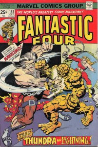 Fantastic Four (Vol. 1) #151 (with Marvel Value Stamp) VG ; Marvel | low grade c