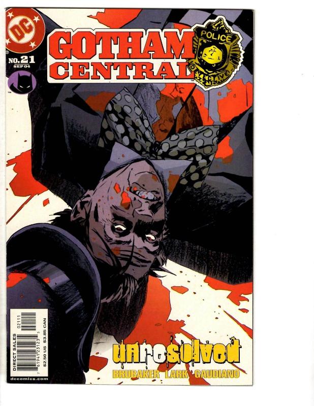 Lot Of 10 Gotham Central DC Comic Books # 13 18 19 20 21 22 23 25 26 28 CR23