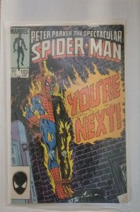 Peter Parker, The Spectacular Spiderman #103 (1985)