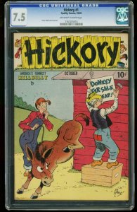 HICKORY #1-CGC 7.5-HARRY SAHLE-2nd HIGHEST GRADED-SOUTHERN STATES 1161205010