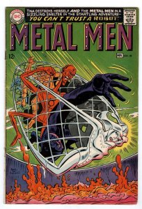 Metal Men #28 Nov 1967  You can't trust a Robot TV Animated Show Coming Gold Tin