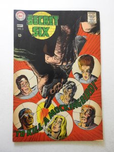 Secret Six #3 (1968) VG Condition