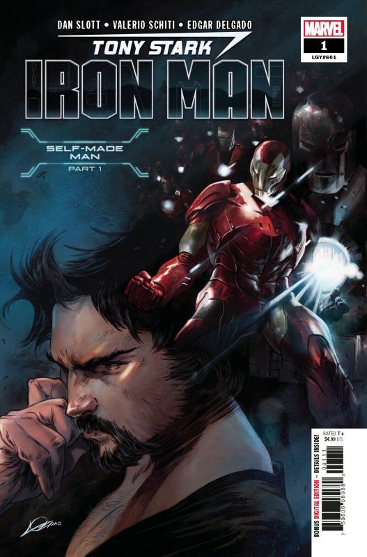 Tony Stark Iron Man #1 Self Made Man / Main Cvr (Marvel, 2018) NM