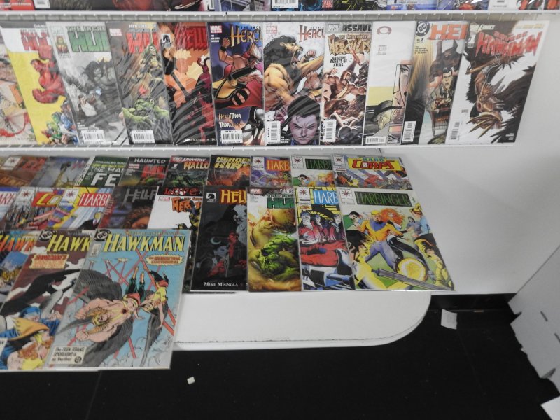 Huge Lot 160+ Comics W/ Hellboy, Hulk, Spider-Man, X-Men+ Avg VF Condition!