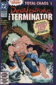 Deathstroke the Terminator #15 FN ; DC | Total Chaos 4