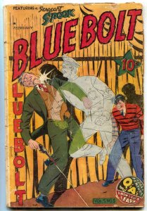 Blue Bolt Vol 5 #5 1944- Sgt Spook cover- flamethrower G