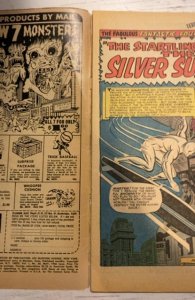 Fantastic Four #50 (1966) saga of the silver surfer/Galactus see description