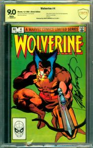 Wolverine #4 CBCS Graded 9.0 - Claremont Signed