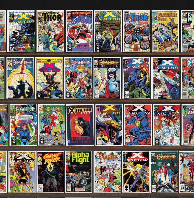 Huge Lot 150+ Comics with X-Factor, Excalibur, What If...? & More!