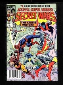 Marvel Super-Heroes Secret Wars #3 VF- 7.5 1st Titania!