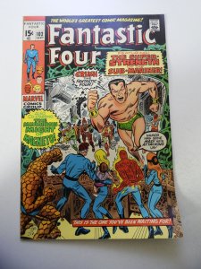 Fantastic Four #102 (1970) VG Condition moisture stains