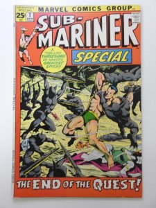 Sub-Mariner Annual #2  (1972) The End of The Quest! Beautiful VF-NM Condition!