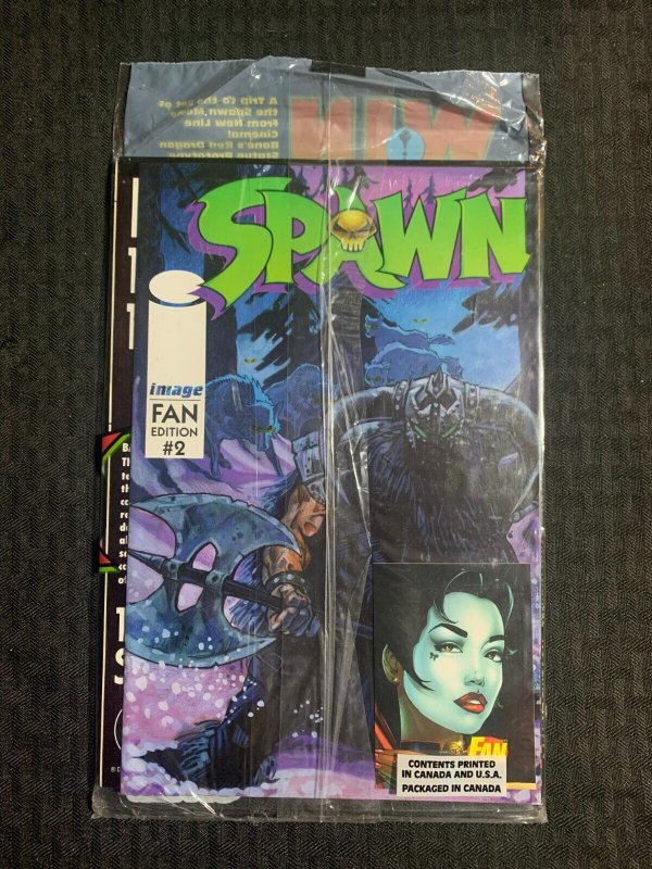 1996 OVERSTREET FAN Magazine #17 SEALED Variant w/ Spawn Fan Edition #2