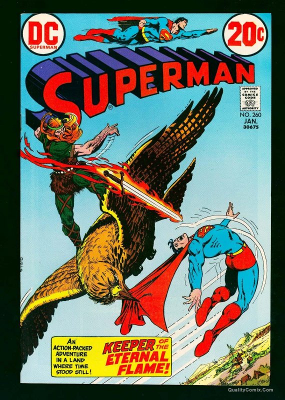 Superman #260 NM+ 9.6 Off-White to White