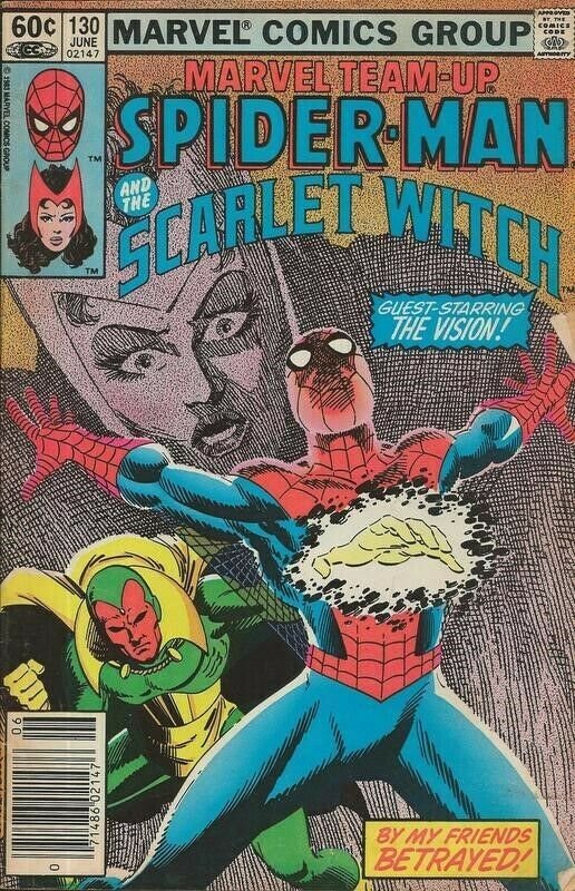Marvel Team Up #130 ORIGINAL Vintage 1983 Spider-Man Vision Scarlet Witch