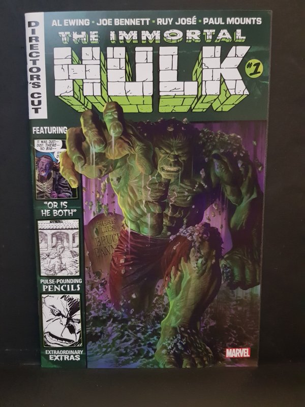 Immortal Hulk #1 Directors cut