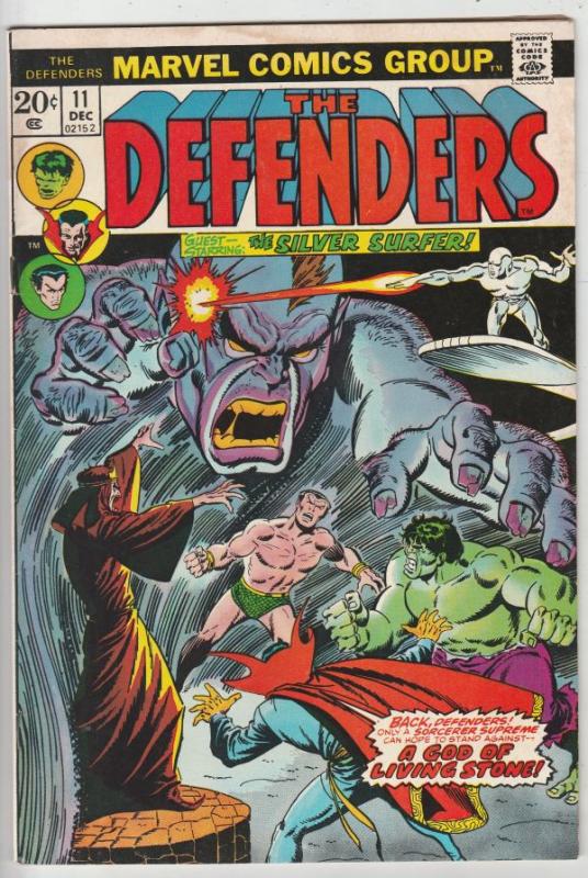 Defenders, The #11 (Dec-73) GD/VG Affordable-Grade Hulk, Dr. Strange, Silver ...