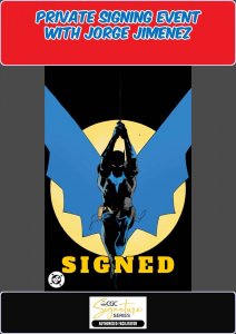 BATMAN #1 FOIL VARIANT RAW JORGE JIMENEZ SIGNED W/COA PRIVATE SIGNING PRESALE NM