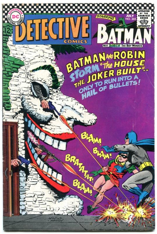 Detective Comics #365 1967- Batman- Great Joker cover VG/F