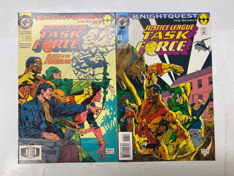 4 DC comic books Justice League Task Force Sonic Disruptors Alien 25 KM33