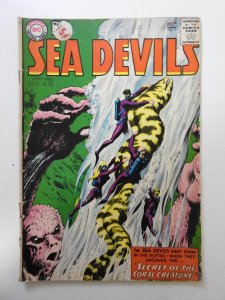 Sea Devils #9 (1963) VG- Condition! Sticker on front cover