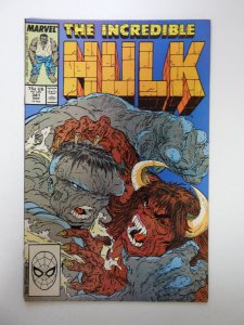 The Incredible Hulk #341 (1988) VF- condition